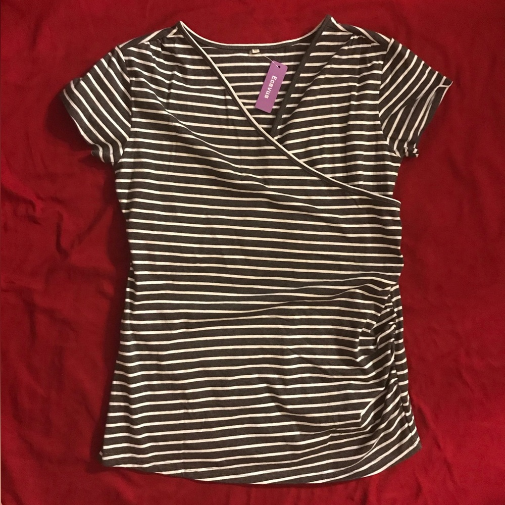 NWT Ecavus Maternity Nursing Top - Picture 2 of 13